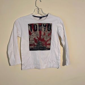 Zara Boys Tokyo Graphic T Shirt Size 7/8